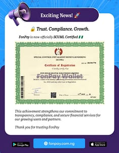 FonPay Achieves SCUML Certification in Nigeria – Official Announcement